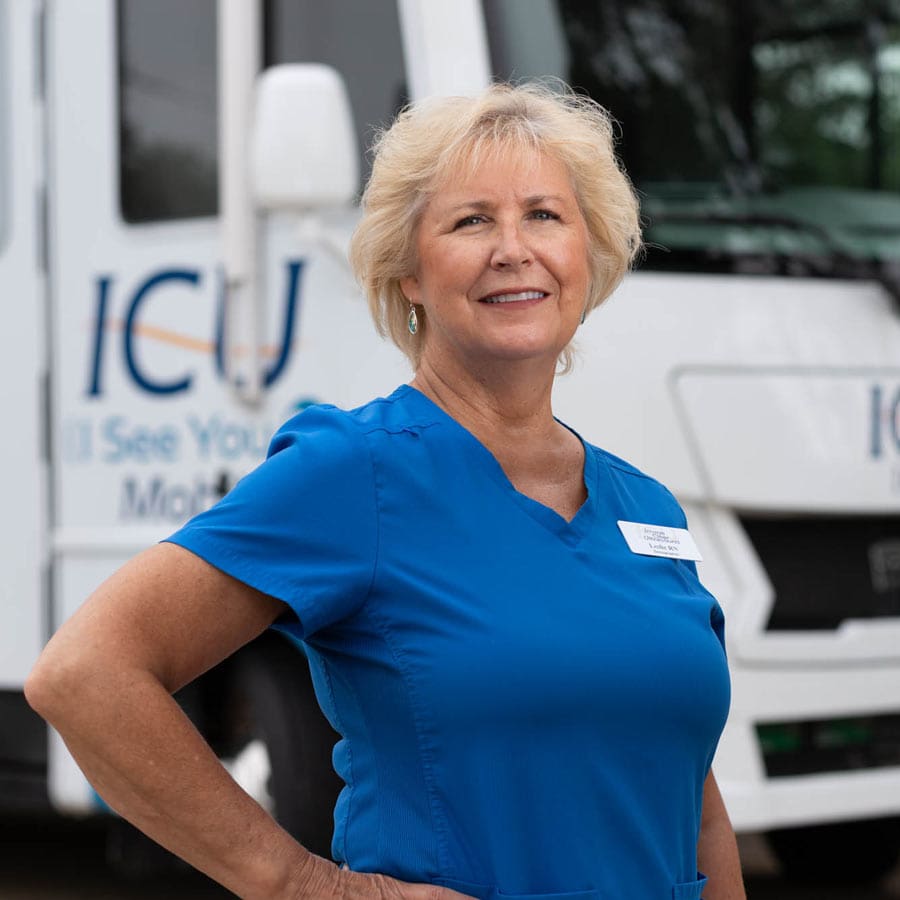 CU Ministry Model A medical professional at ICU Mobile